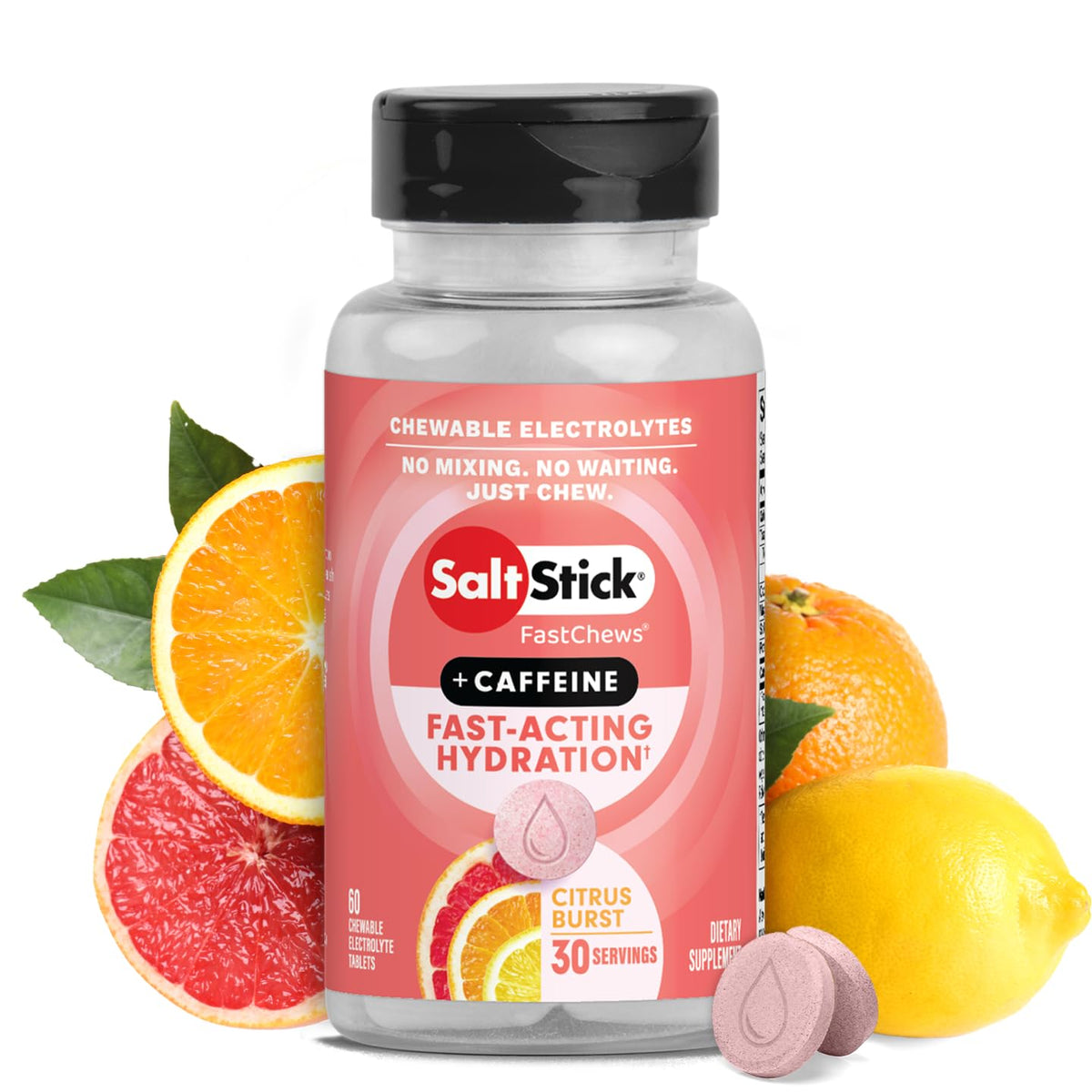 SaltStick Electrolyte FastChews Chewable Hydration Tablets