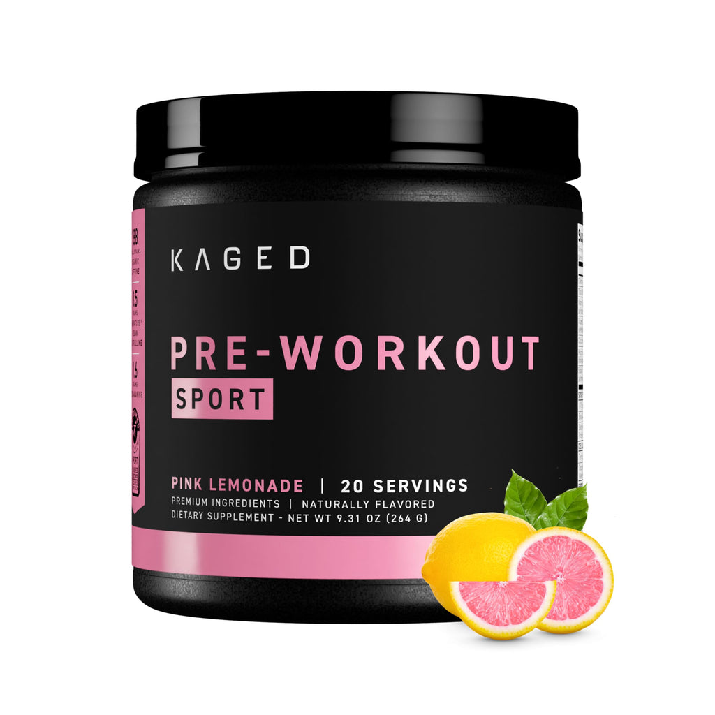 Kaged Sport Pre-Workout Powder for Men & Women - Performance Formula