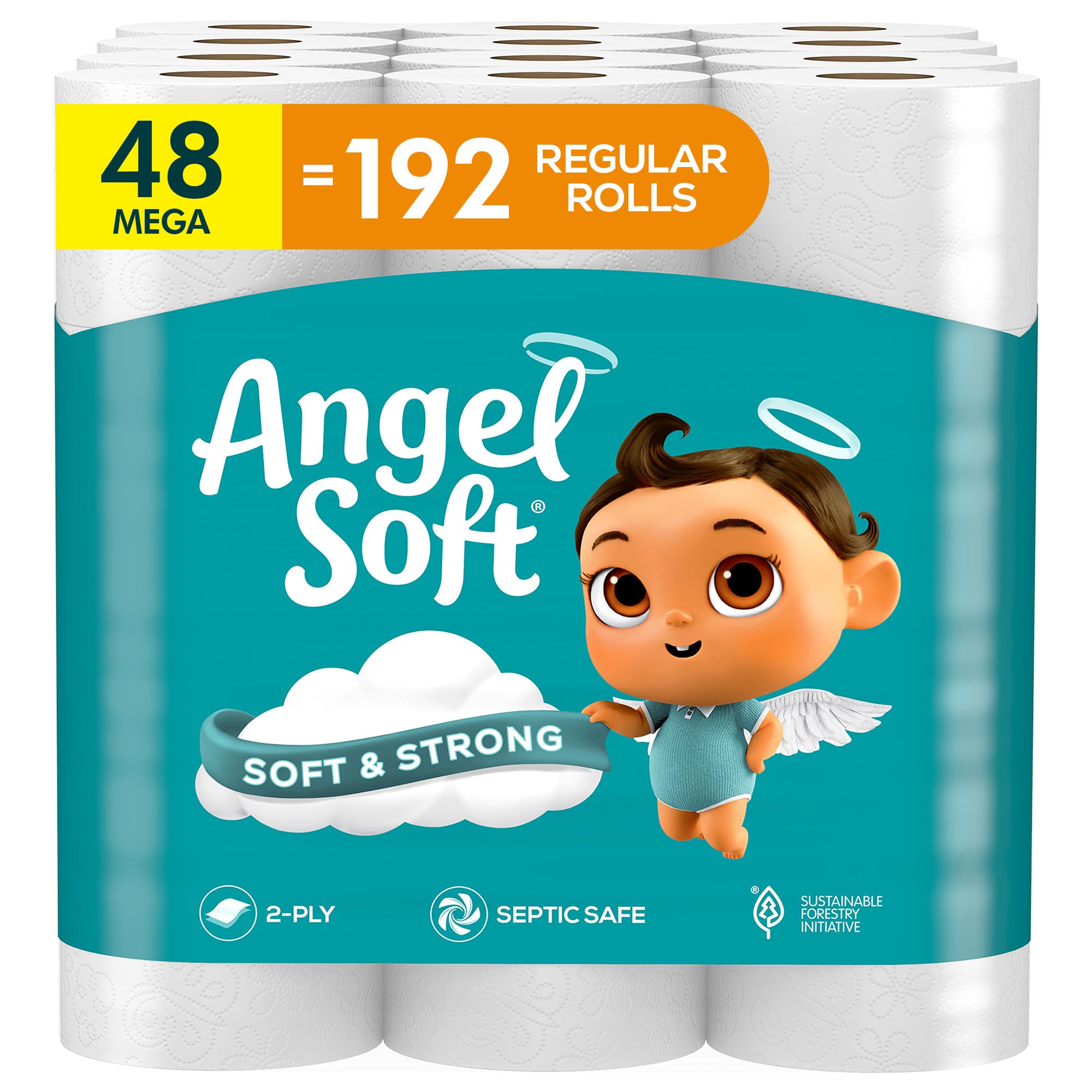 Angel Soft Toilet Paper - Soft & Septic Safe

