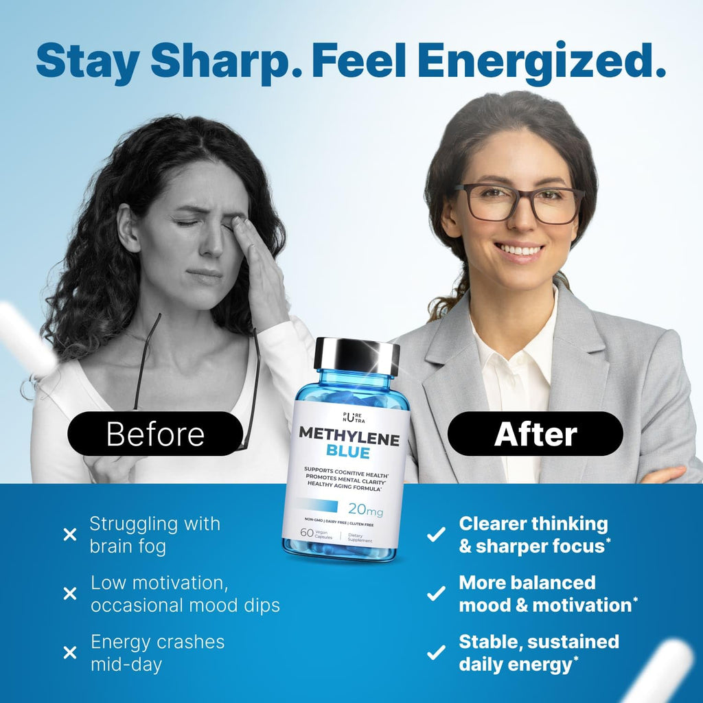 Methylene Blue Capsules | Pharmaceutical-Grade Memory & Focus

