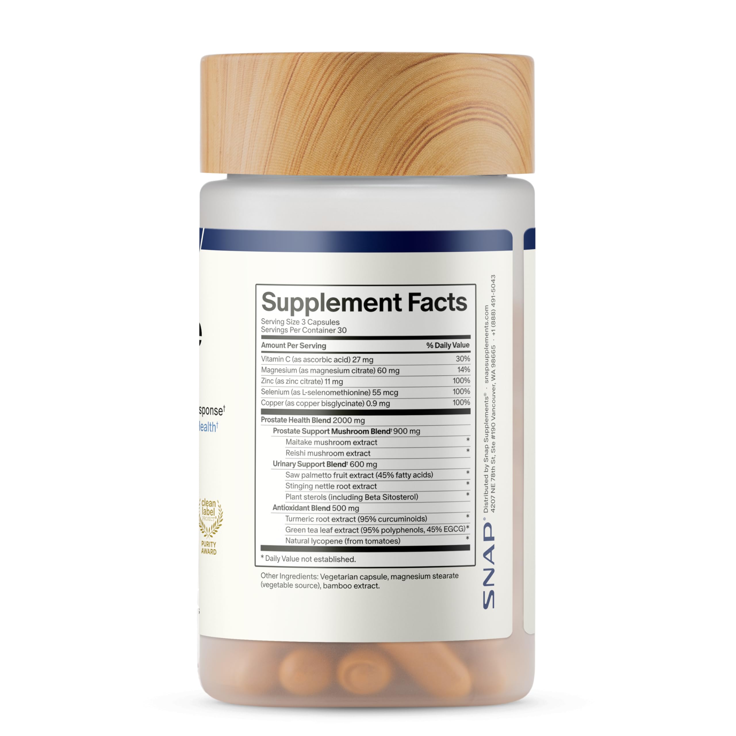 Snap Supplements Prostate Health - Urinary & DHT Support

