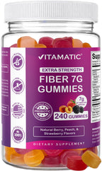 Vitamatic Prebiotic Fiber Gummies for Adults Zero Sugar

