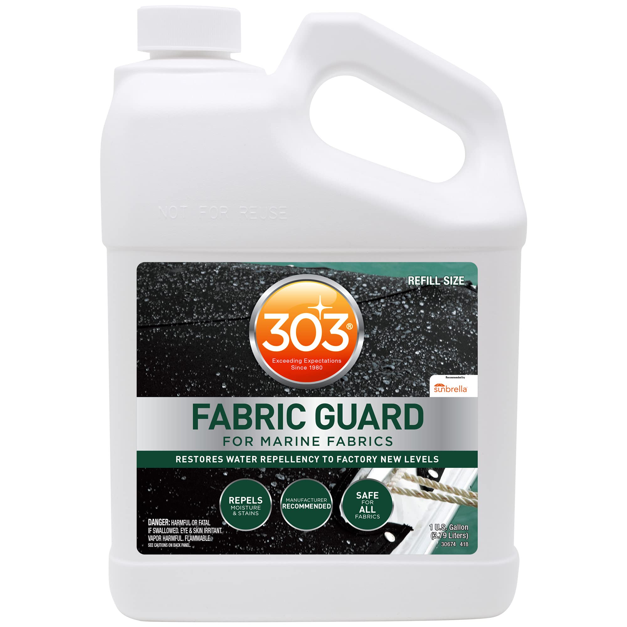 J.P. PRODUCTS L.C. High Tech Fabric Guard - Fabric Water Repellent Protector