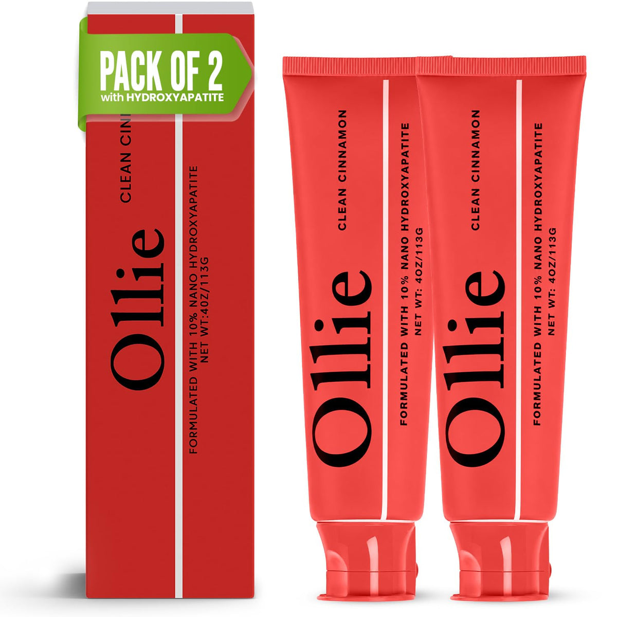 Ollie Nano Hydroxyapatite Toothpaste for Enamel Remineralization