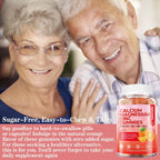 Calcium Magnesium Zinc Gummies with D3 B12 for Immune Support

