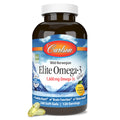 Carlson Elite Omega-3 Gems 1600 mg Norwegian Wild-Caught Fish Oil - Lemon Flavor