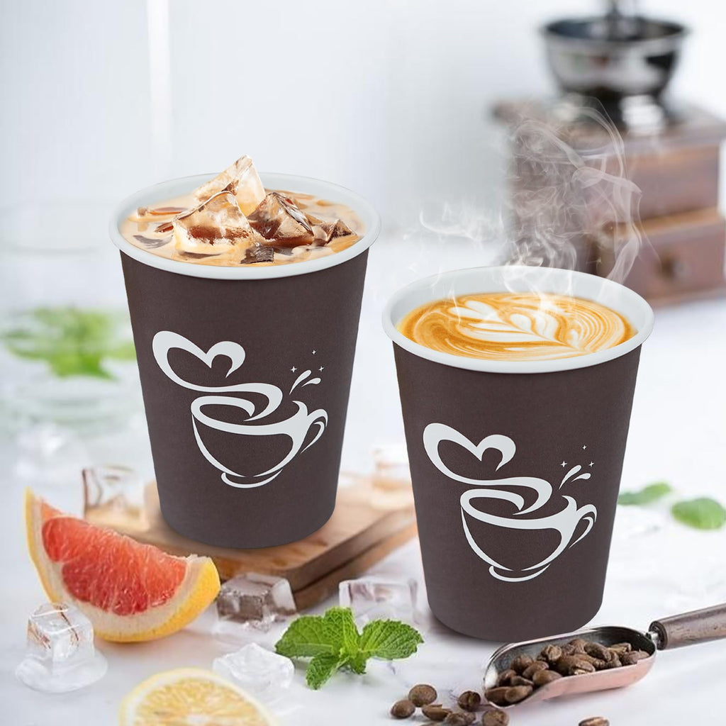 Clawsoff Paper Coffee Cups - Disposable Hot & Cold Cups

