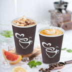 Clawsoff Paper Coffee Cups - Disposable Hot & Cold Cups

