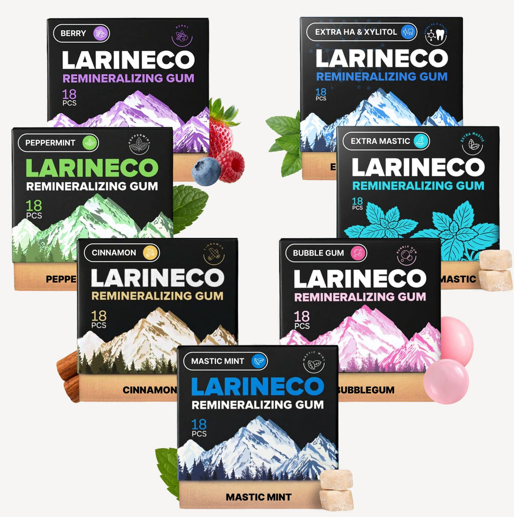 Larineco Nano Hydroxyapatite Remineralizing Gum with Xylitol