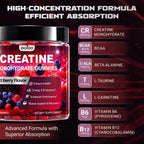 ooioo Creatine Monohydrate Gummies - Sugar Free & Vegan

