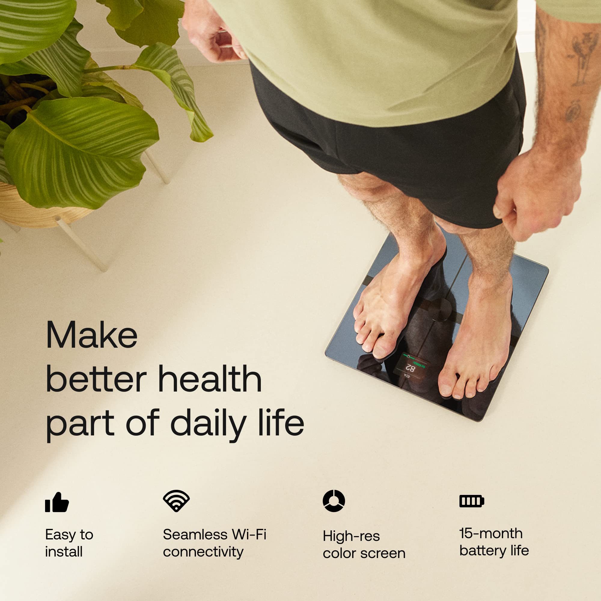 Withings Body Smart Scale – Accurate Weight & Body Fat


