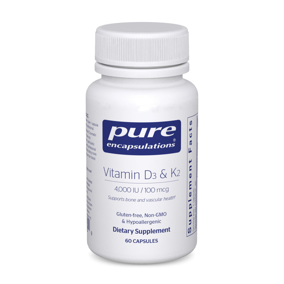 Vitamin D3 & K2 Supplement by Pure Encapsulations