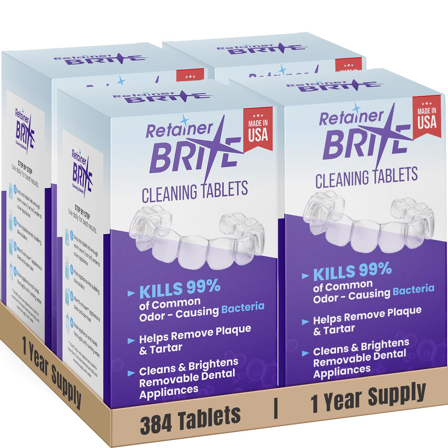 Retainer Brite Removable Appliance Cleaner - Fresh Odor-Free

