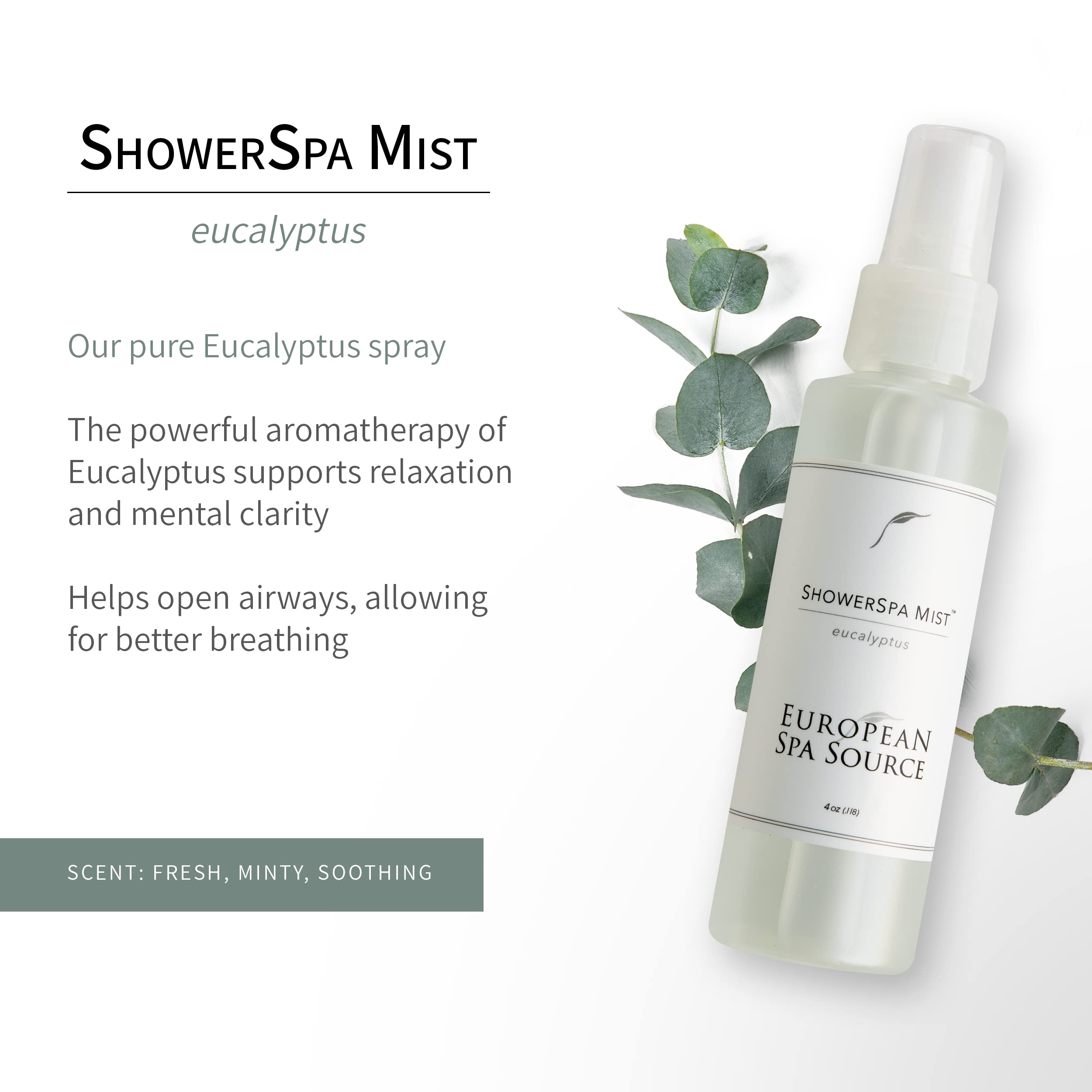 Shower Spa Mist Spray Aromatherapy by European Spa Source


