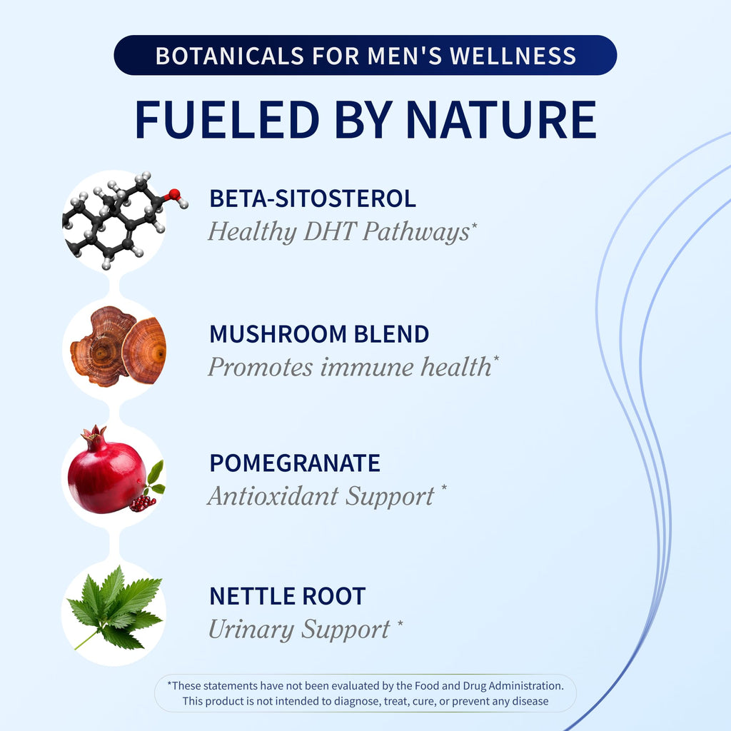 Snap Supplements Prostate Health for Men - Daily Formula

