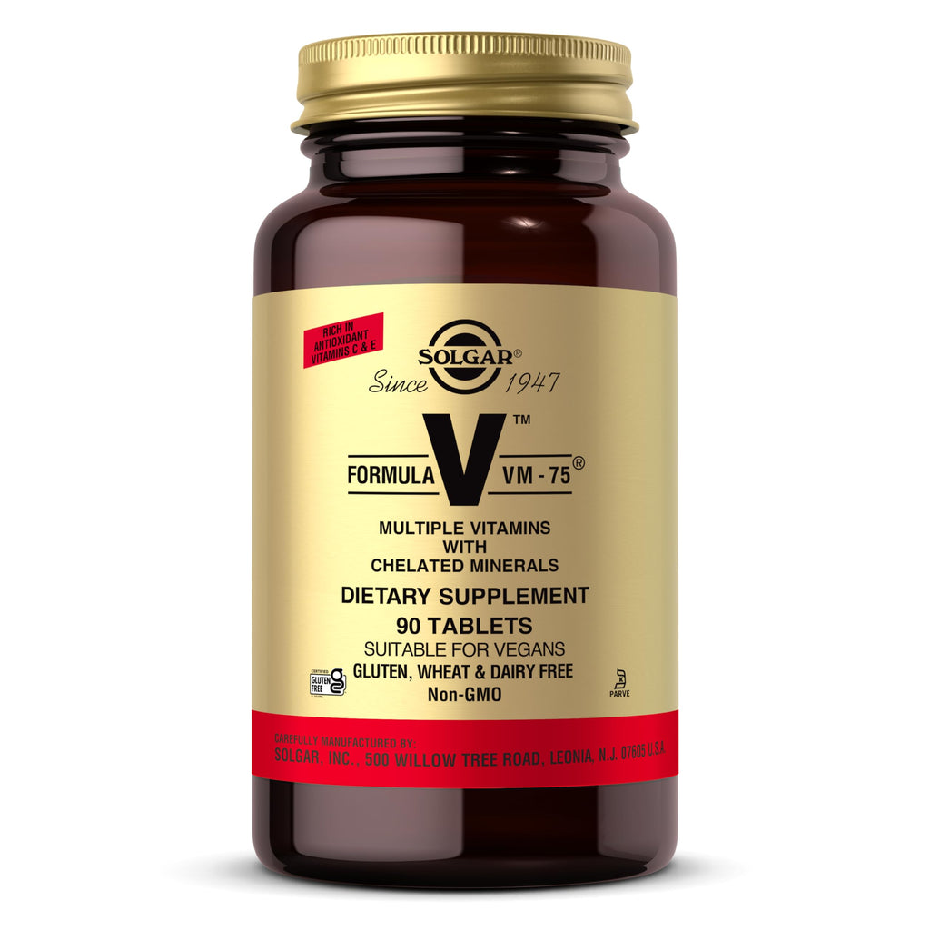 Solgar VM-75 Multivitamin with Chelated Minerals – Vegan

