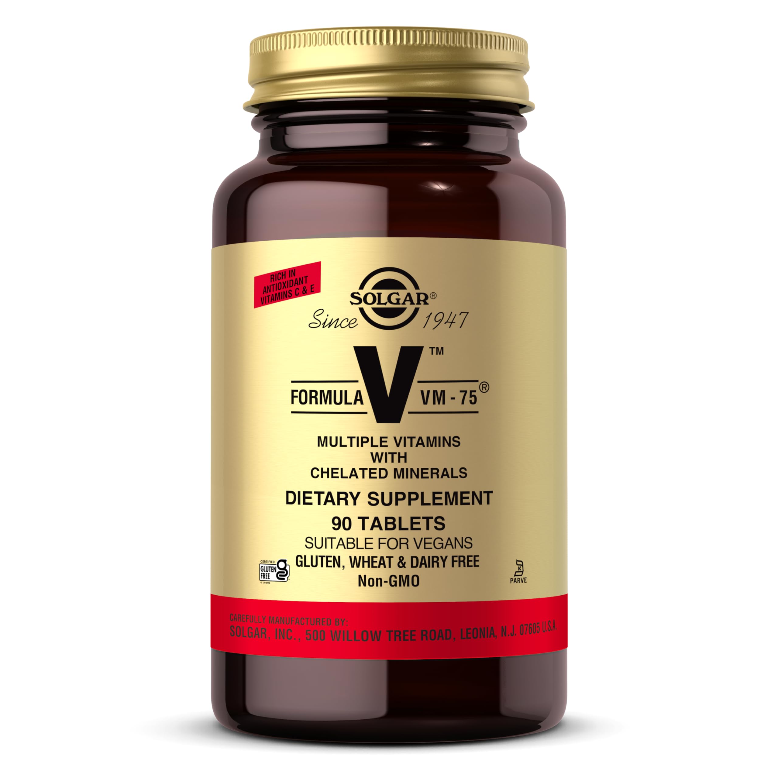 Solgar VM-75 Multivitamin with Chelated Minerals – Vegan

