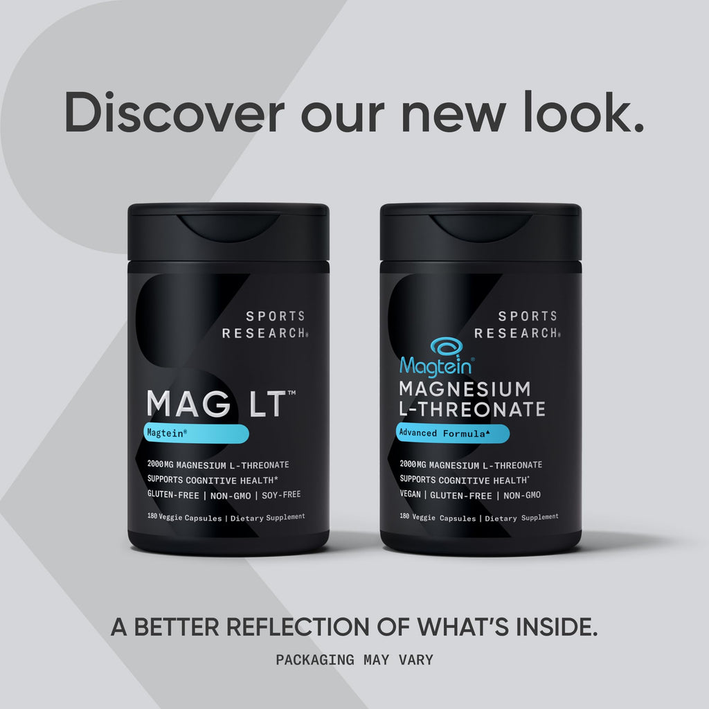 Magnesium L-Threonate Capsules by Sports Research

