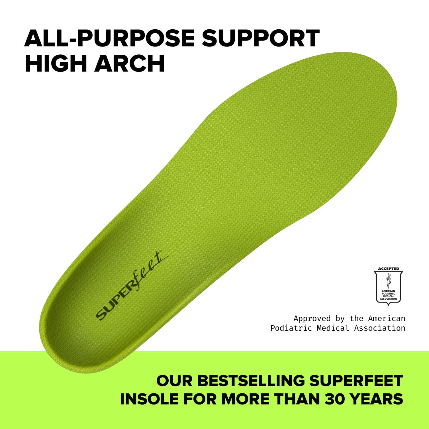 Superfeet All-Purpose High Arch Insoles | Active Lifestyles

