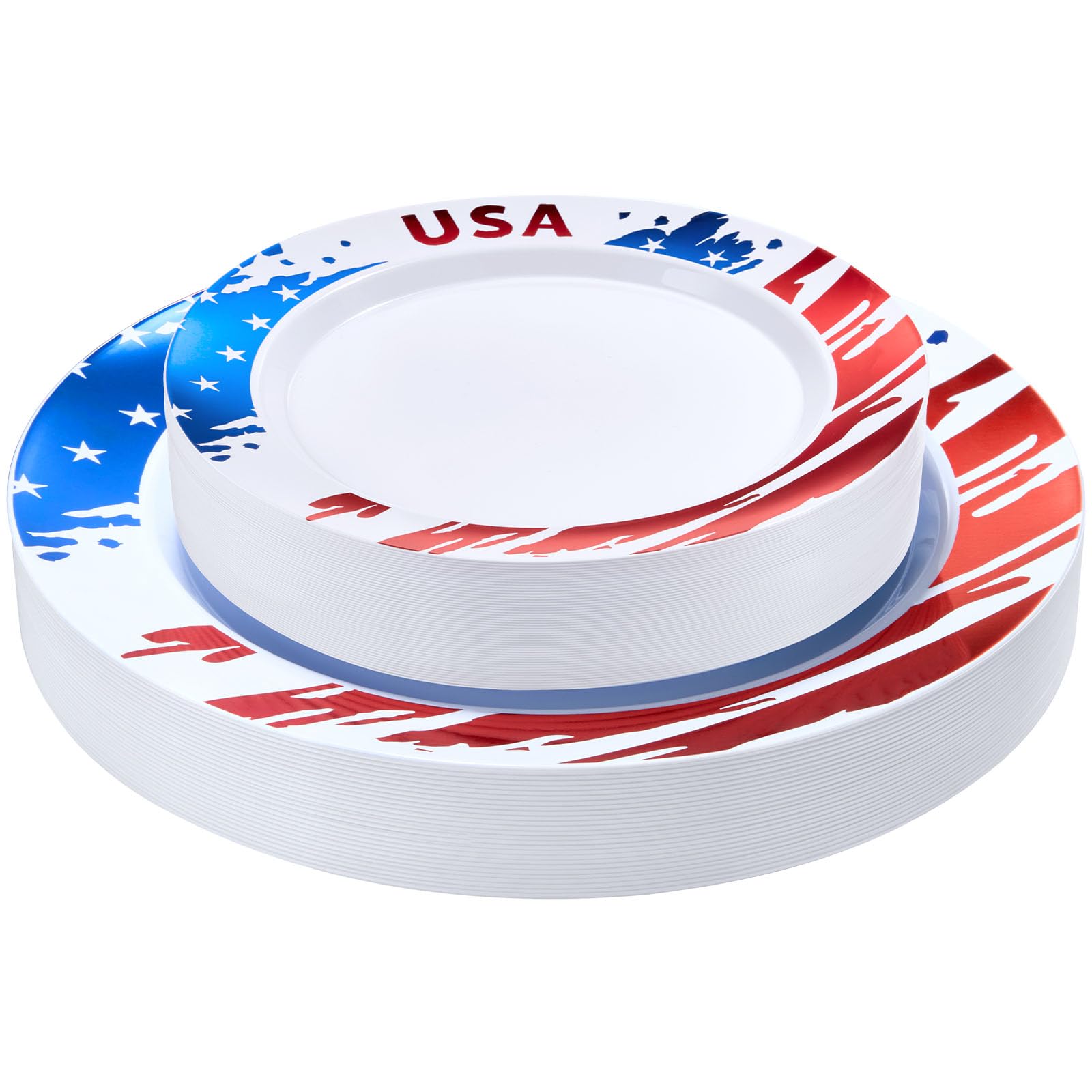 Goodluck Heavy-Duty Disposable Plastic Plates