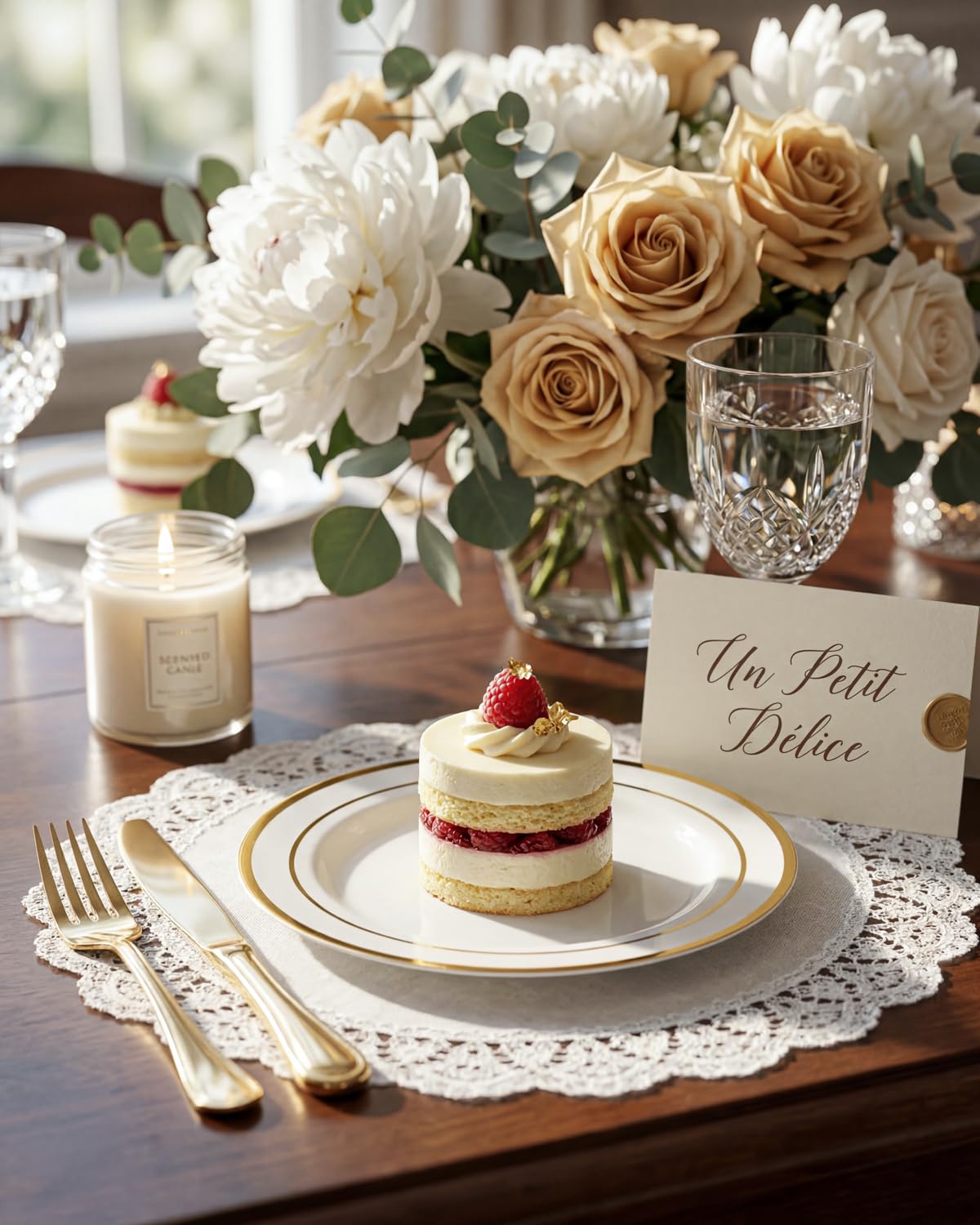 bUCLA Disposable Plates Premium Party Tableware

