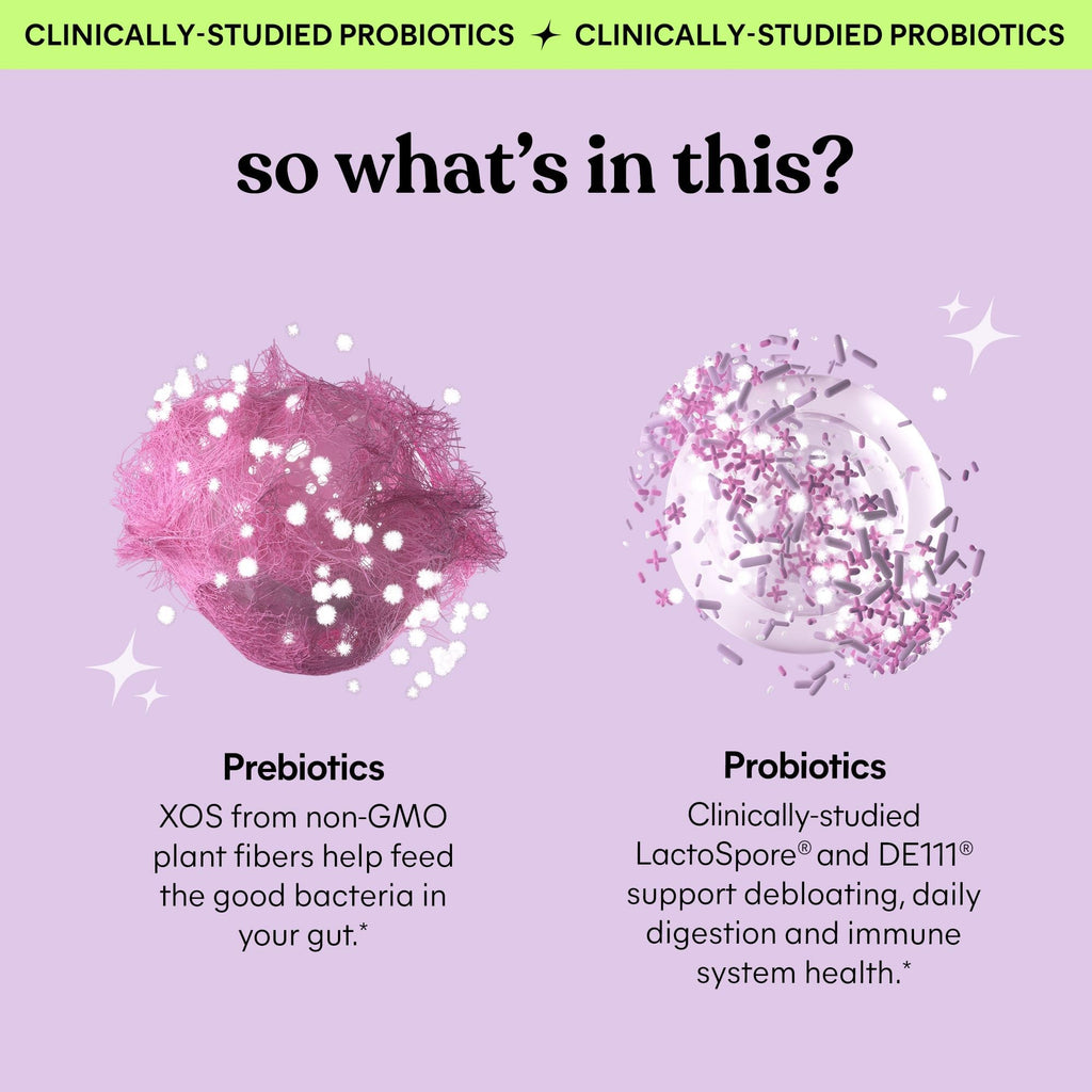 Lemme Debloat Probiotic Gummies with Prebiotic


