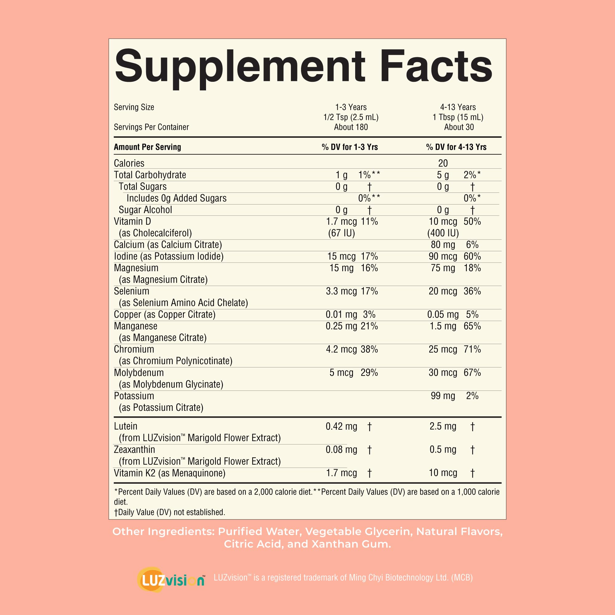 MaryRuth's Kids Mineral Supplement

