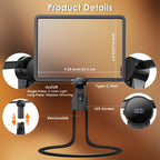 Reading Magnifier with Light for Hands-Free Use - 5x

