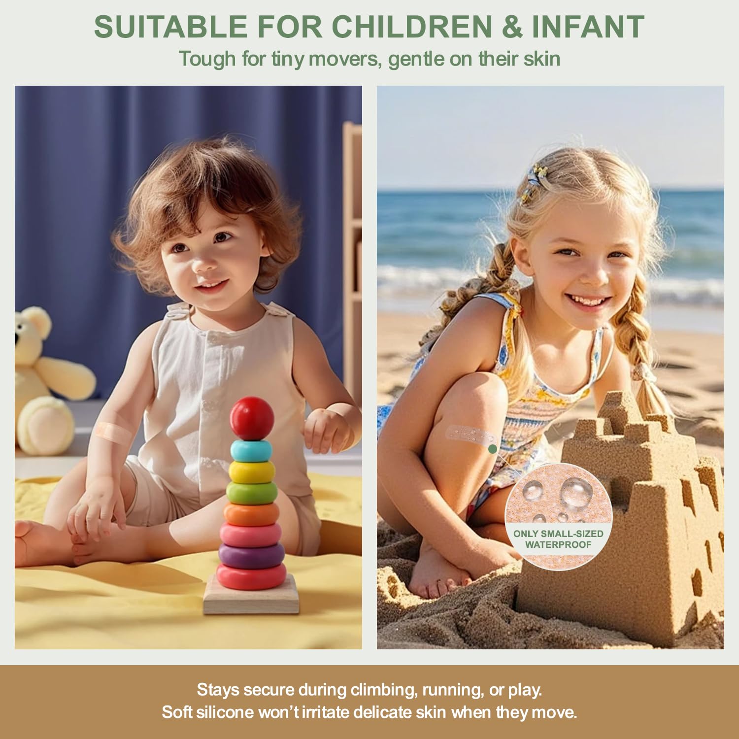 Hysimedy Silicone Bandages for Sensitive Skin|Hypoallergenic

