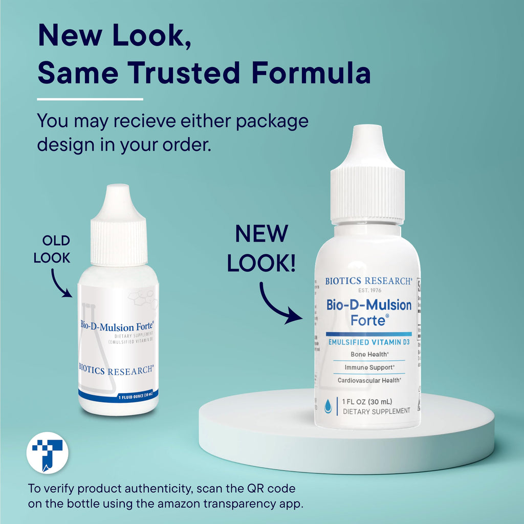Biotics Bio-D-Mulsion Forte Vitamin D Drops 4000 IU

