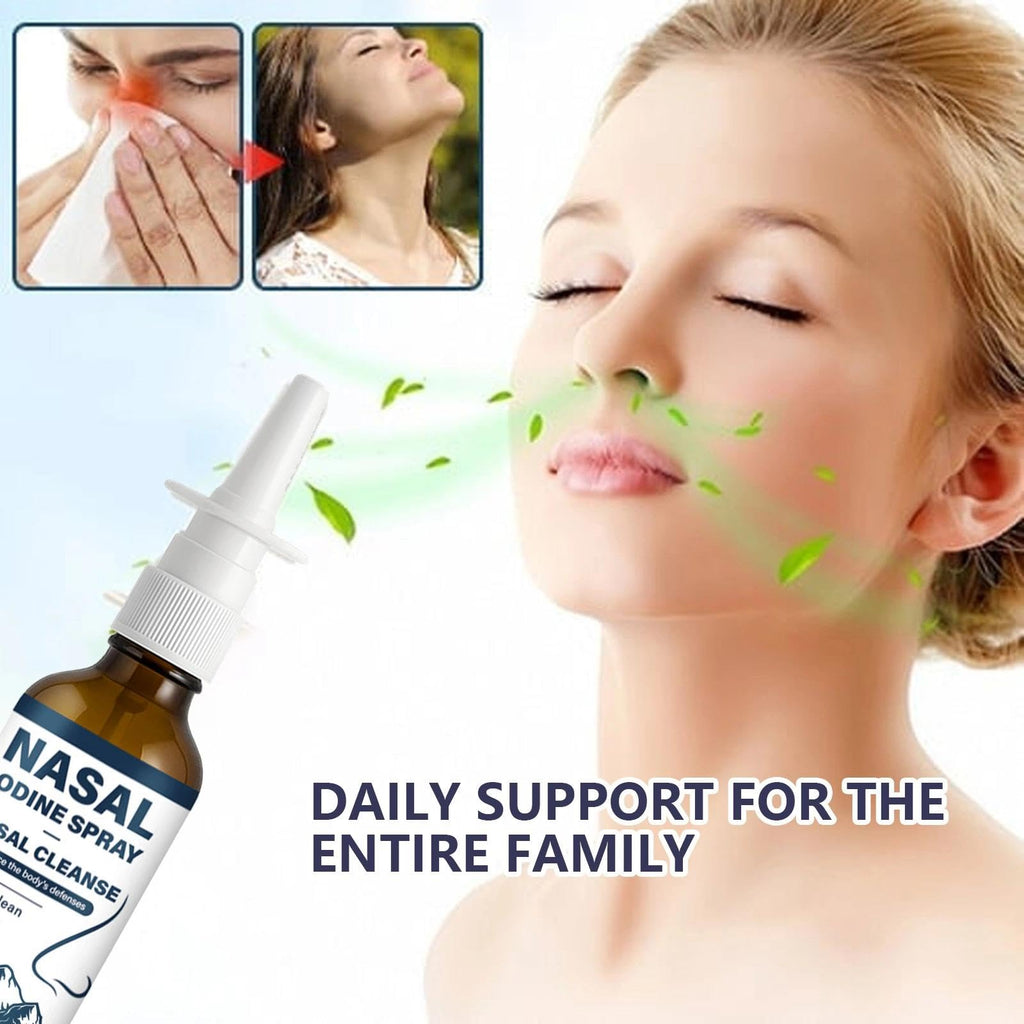 Nutramd Iodine Nasal Spray - Gentle Fine Mist for Daily Care


