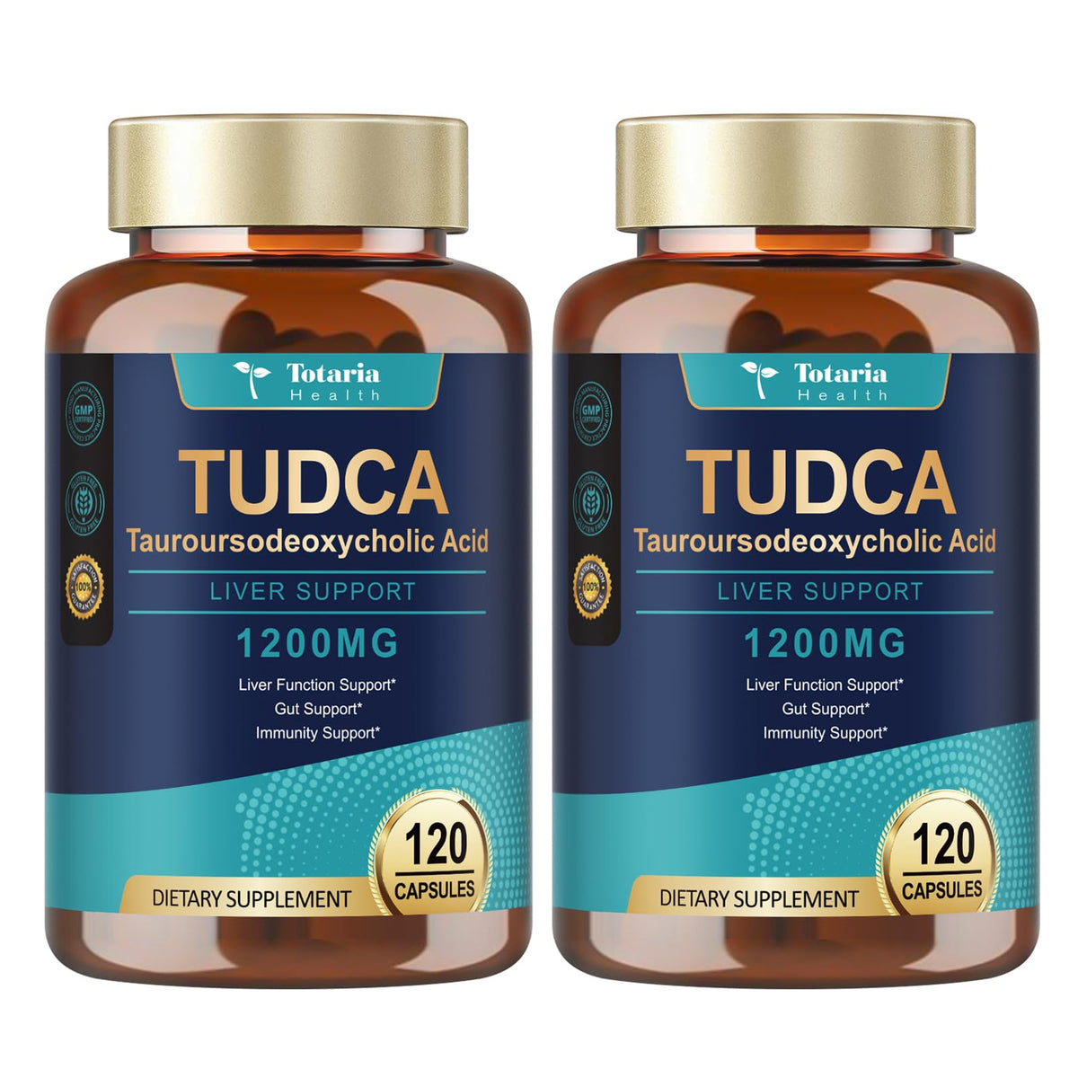 Totaria TUDCA Liver Support - Vegan Bile Salt Supplement
