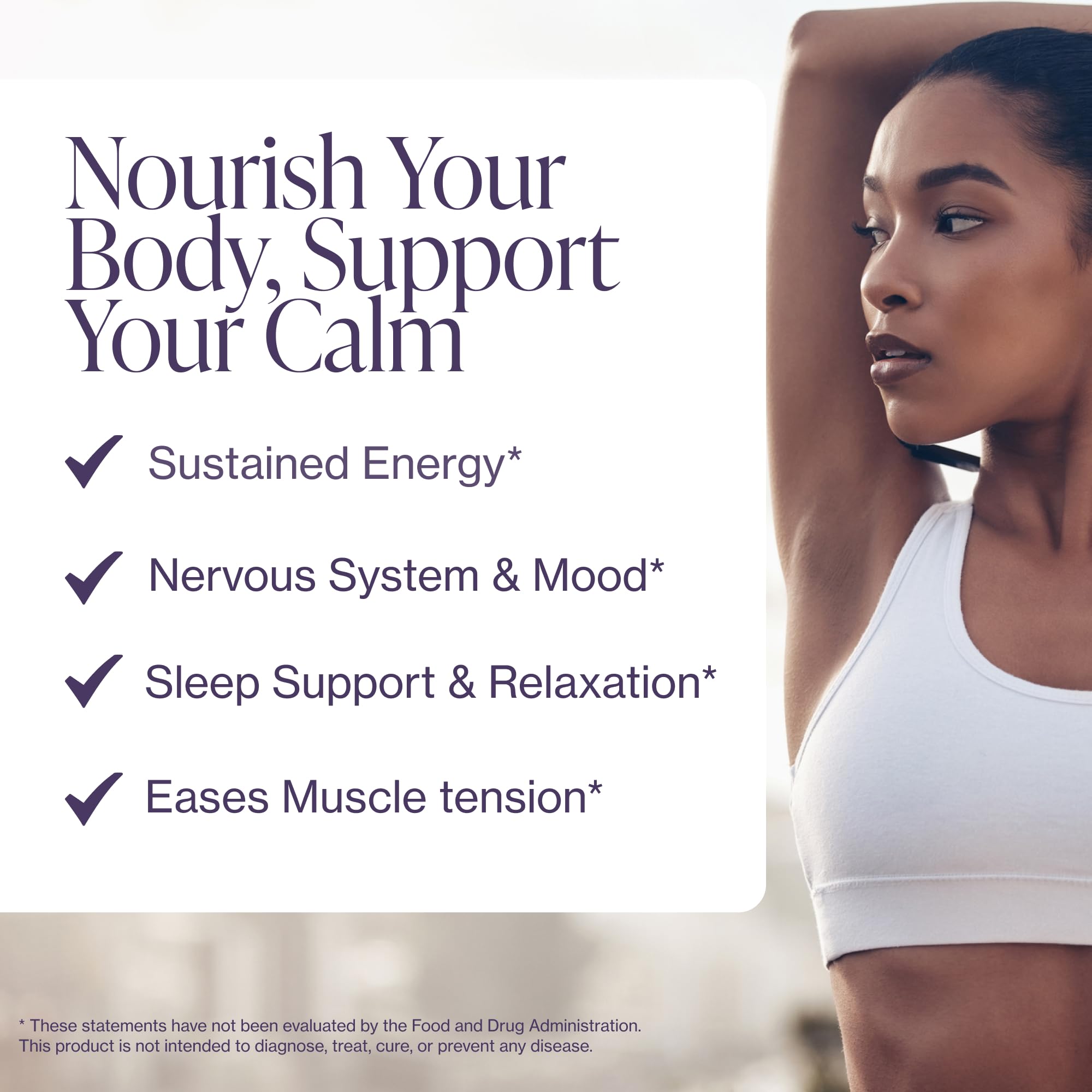 Magnesium Glycinate Supplement – Sleep & Muscle Support


