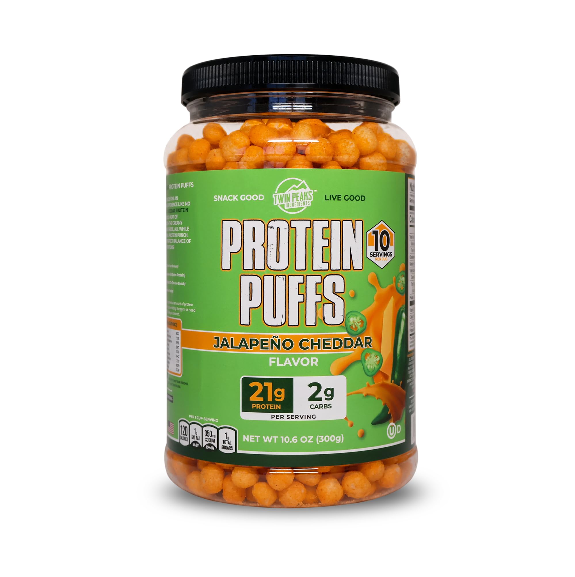 Twin Peaks Protein Puffs – High-Protein Keto Snack