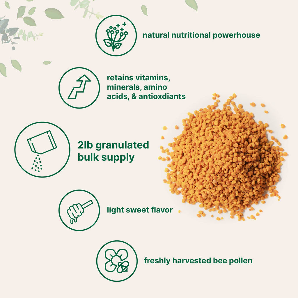 Micro Ingredients Bee Pollen Granules - Pure Superfood

