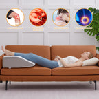 Bedluxe Leg Elevation Pillow Memory Foam Top for Leg Support

