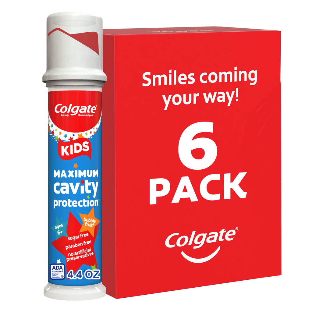 Colgate Kids Toothpaste Pump with Fluoride – Cavity Protection

