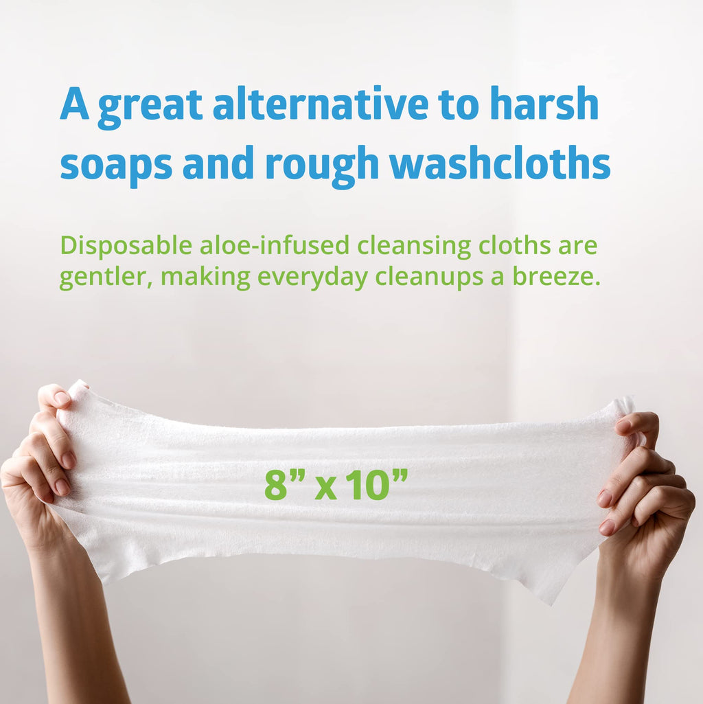 FitRight Aloe Personal Cleansing Wipes for Adults

