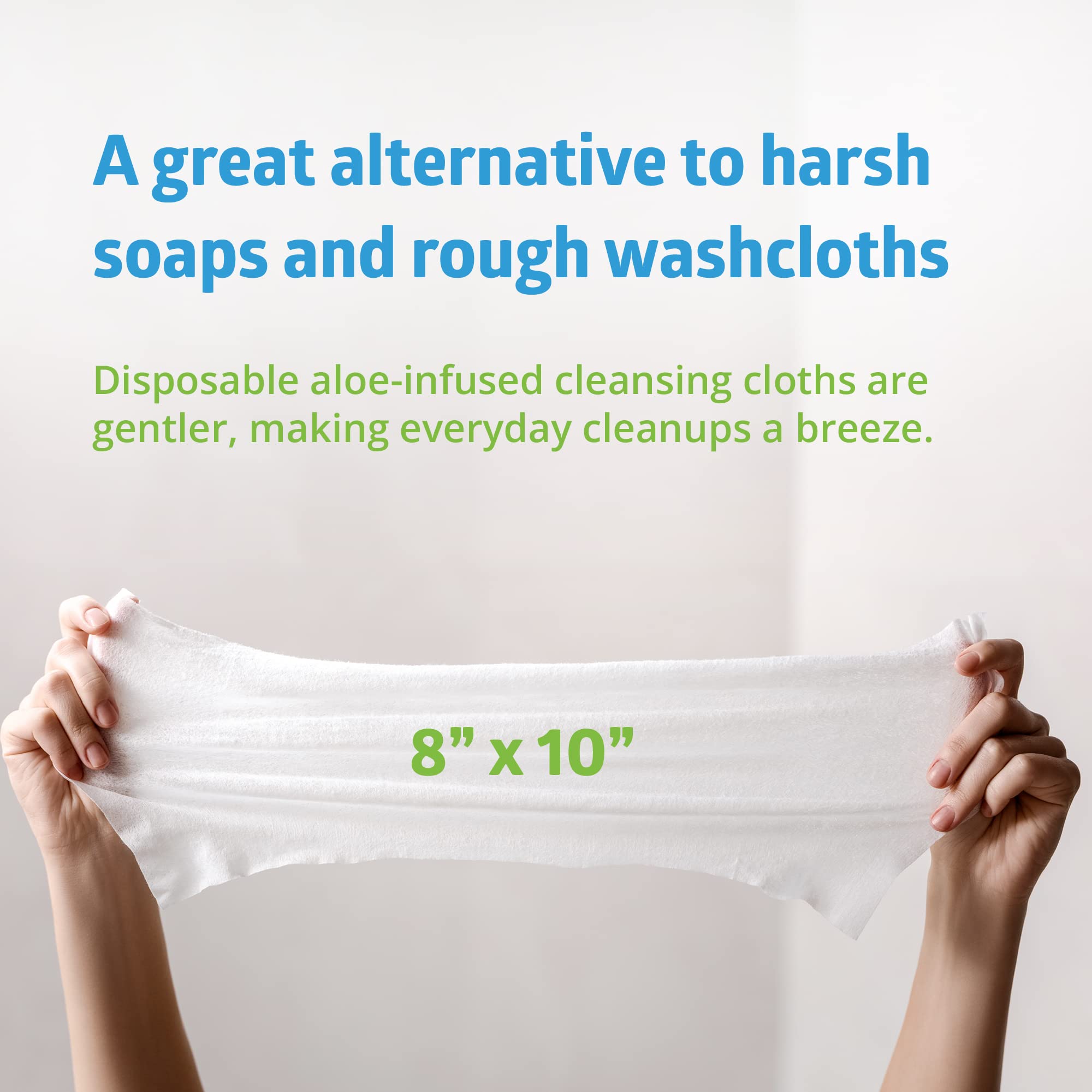 FitRight Aloe Personal Cleansing Wipes for Adults

