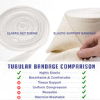 EVERLIT Elasticated Tubular Bandage | Gentle Compression

