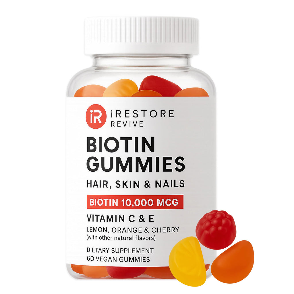 iRestore Biotin Gummies for Hair, Skin & Nails – Vegan

