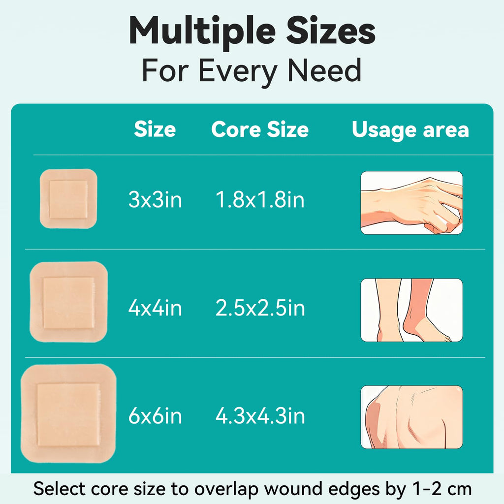 Dimora Silicone Foam Dressing with Adhesive Border

