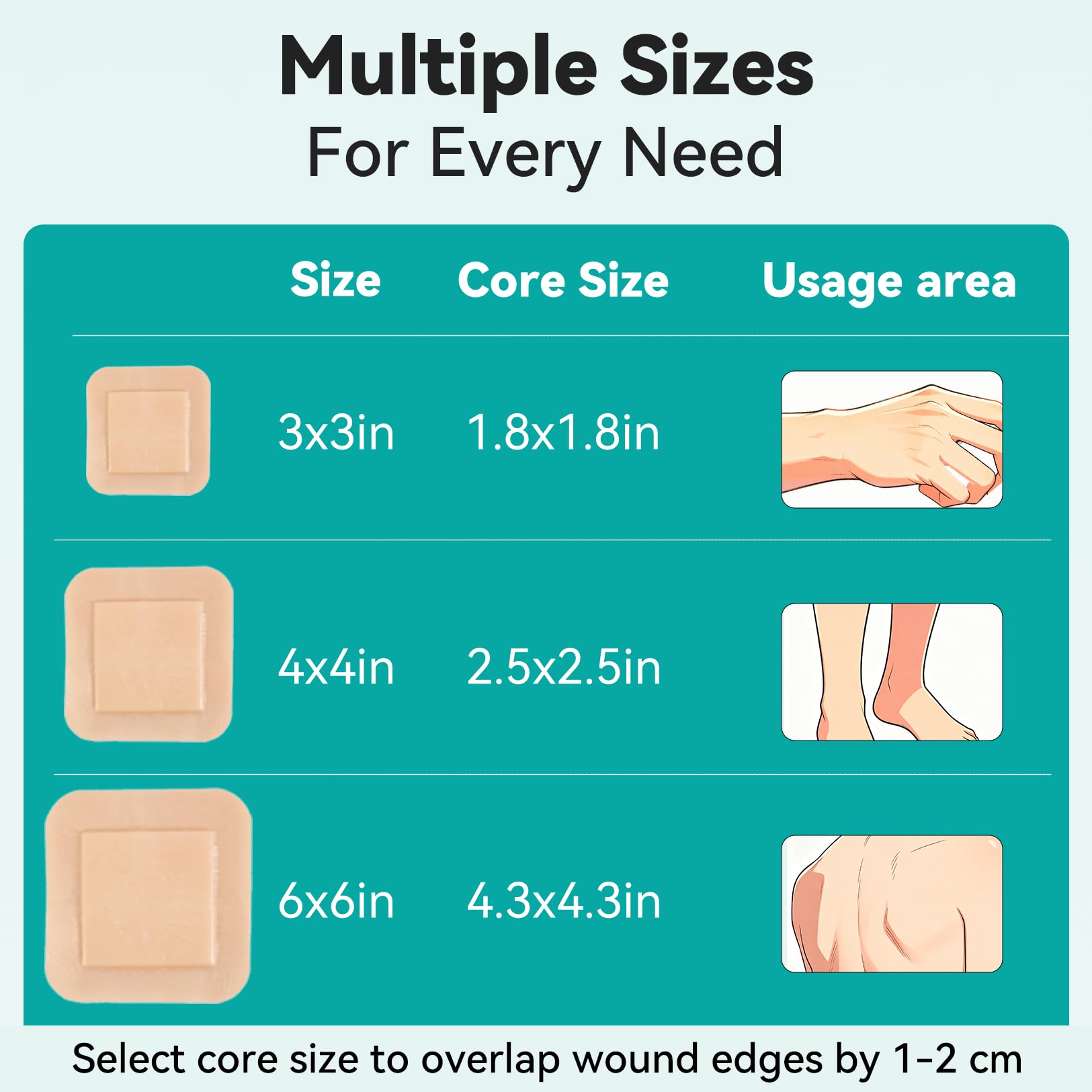 Dimora Silicone Foam Dressing with Adhesive Border

