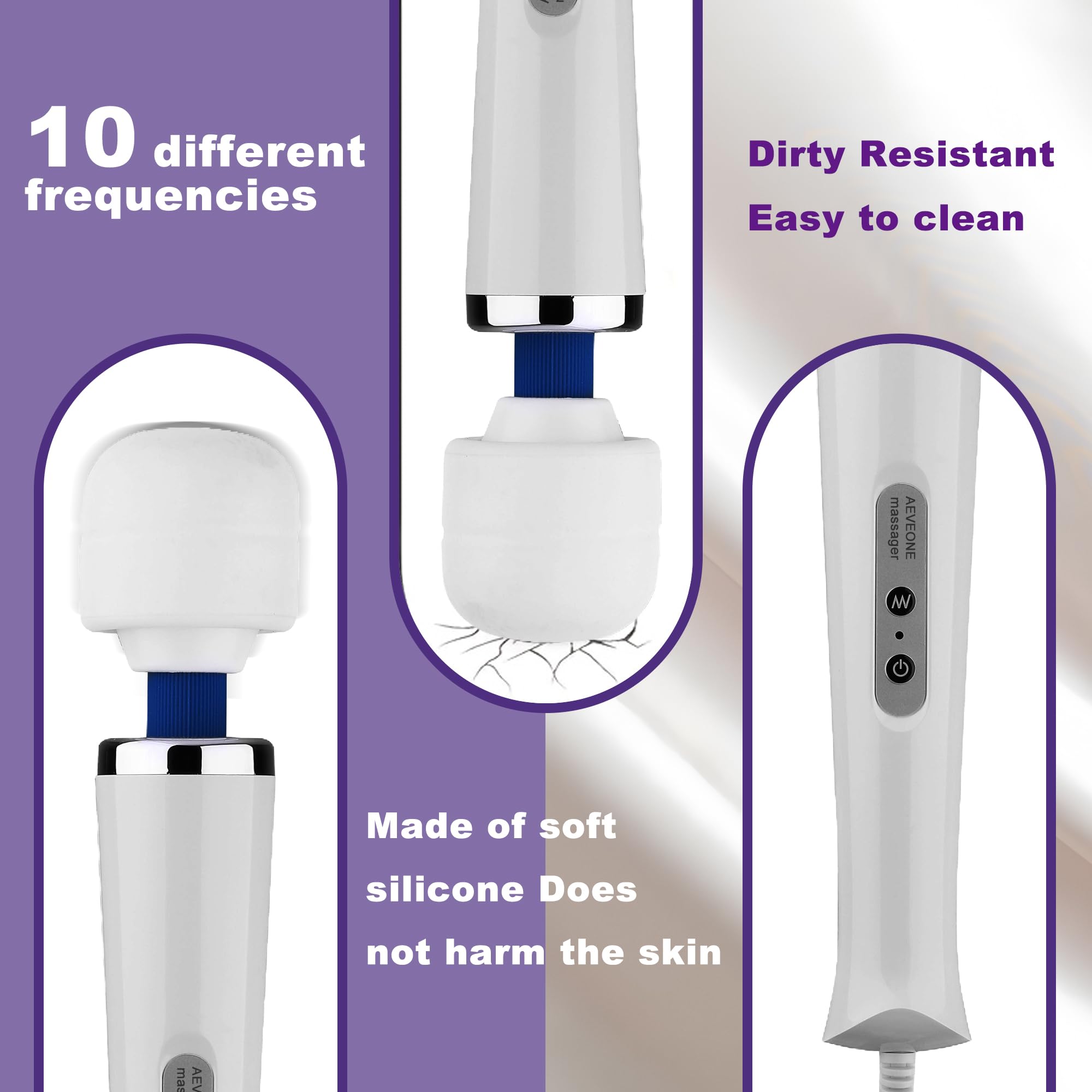 AEVEONE Handheld Wand Massager – Corded Deep Tissue Relief

