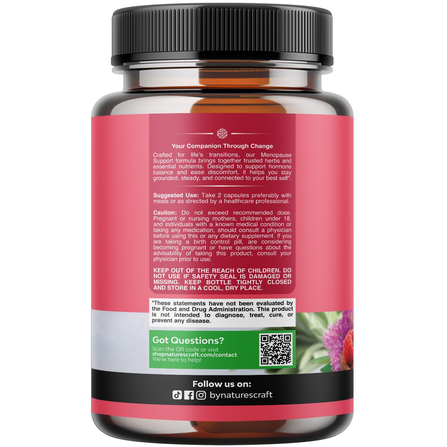 Natures Craft Herbal Menopause Supplement | Hormone Support

