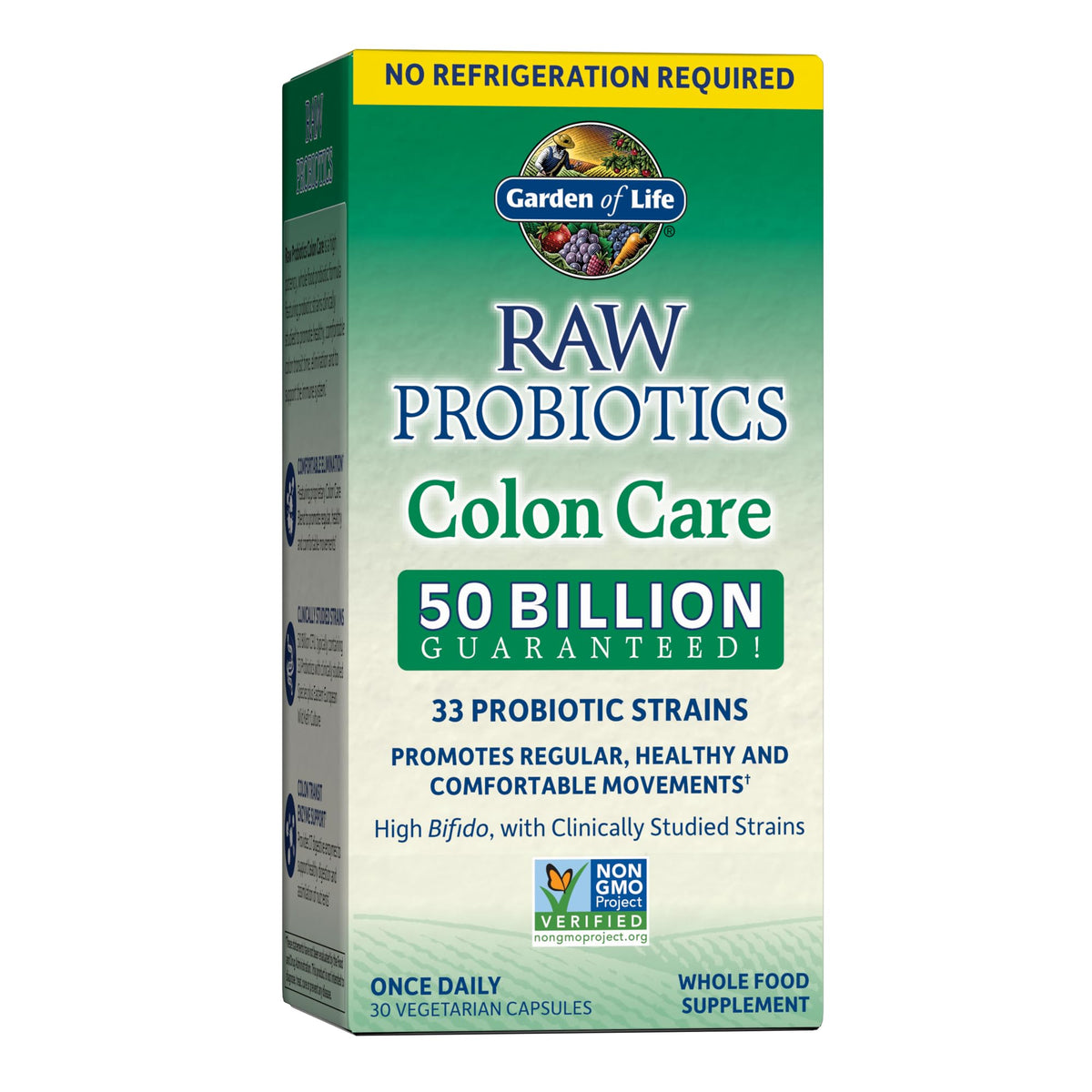 Garden of Life Raw Probiotics Colon Care Probiotic Supplement
