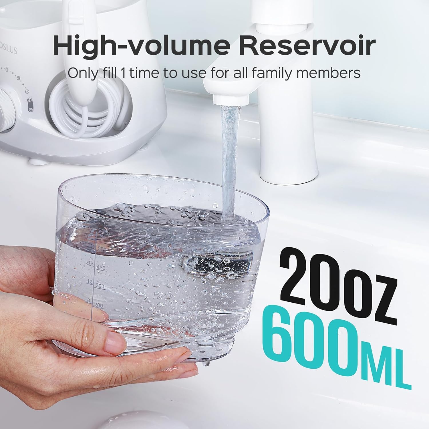 COSLUS E1 Electric Water Flosser for Teeth | Home-Use

