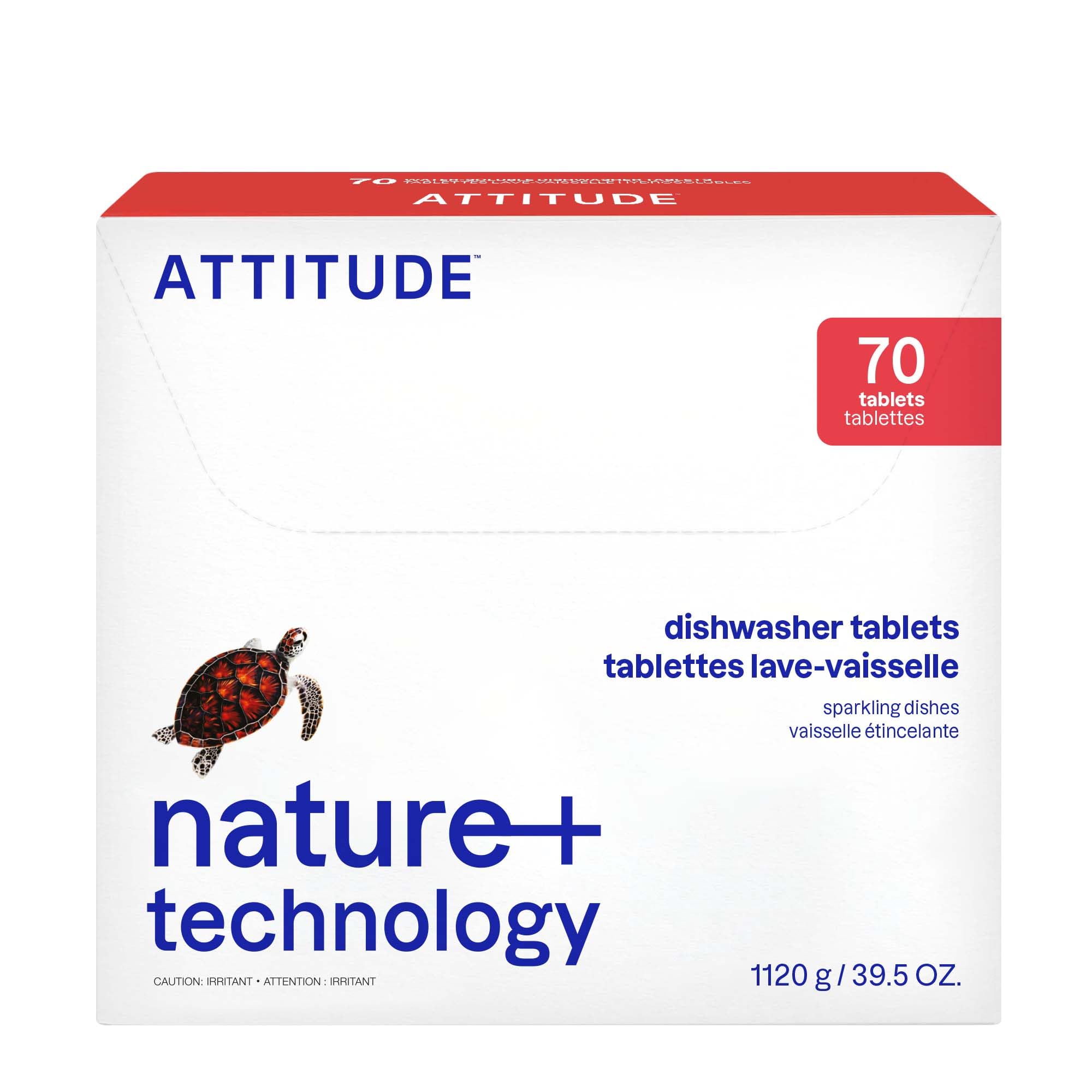 ATTITUDE Dishwasher Pods Plant-Based Vegan Phosphate-Free

