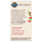 Garden of Life Organic Ashwagandha with Probiotics & Ginger

