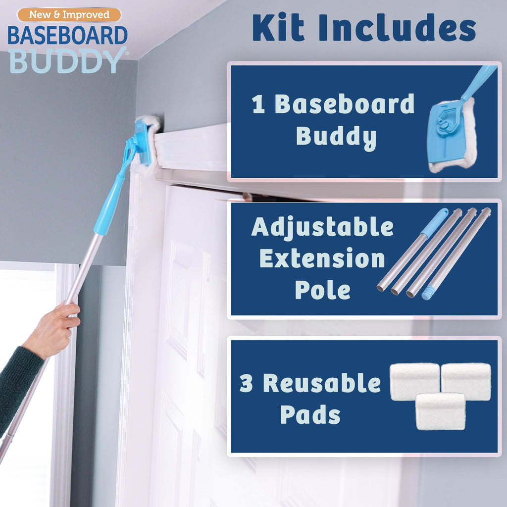 Baseboard Buddy - Lightweight Cleaning Tool

